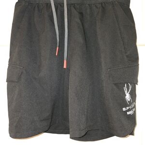 $318 Spyder Men's Dark Gray Cargo Shorts